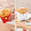 with Dip Compartment Snack Container 2 in 1 Dessert Plate French Fry Cup  Kitchen Accessories