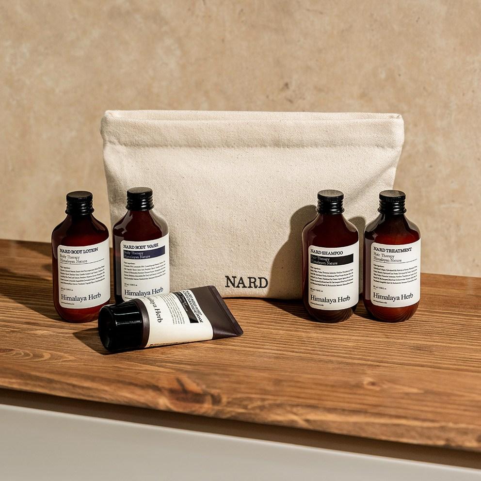 Nard Travel Kit 5 Items + Cotton Pouch