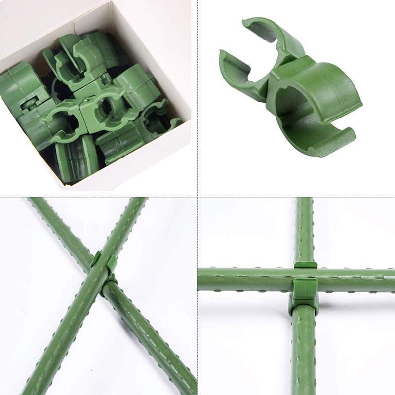 Connector Trellis Plant Clip 203050pcs Garden Climbing Rattan Stent Rod Connectors Adjustable Buckle Garden Tool Partsattan