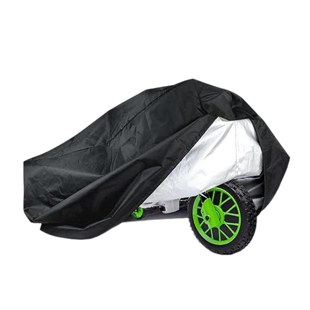 Weatherproof Child Bike Cover Black Waterproof Oxford Fabric Tear-resistant Adjustable Bottom Rope Prevents Dust And Debris