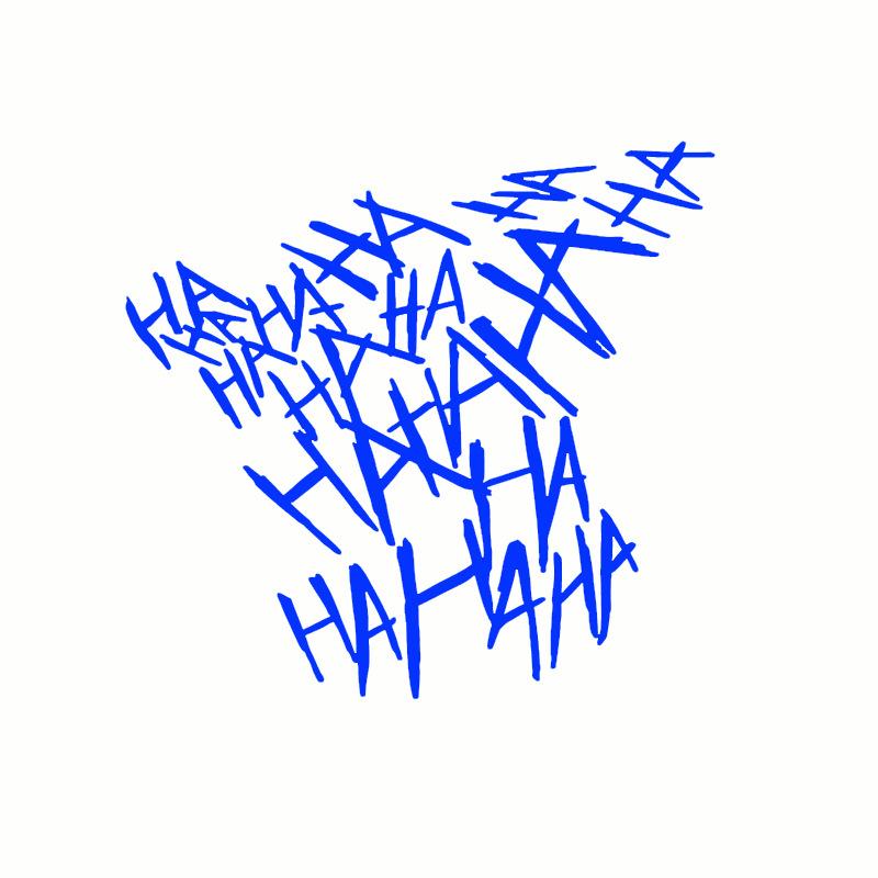 Автомобильная мотоциклетная наклейка HAHAHA Joker, наклейки на мотоциклетный шлем, светоотражающие наклейки для автомобиля, авто, забавная наклейка на шлем, виниловый Стайлинг, Декор