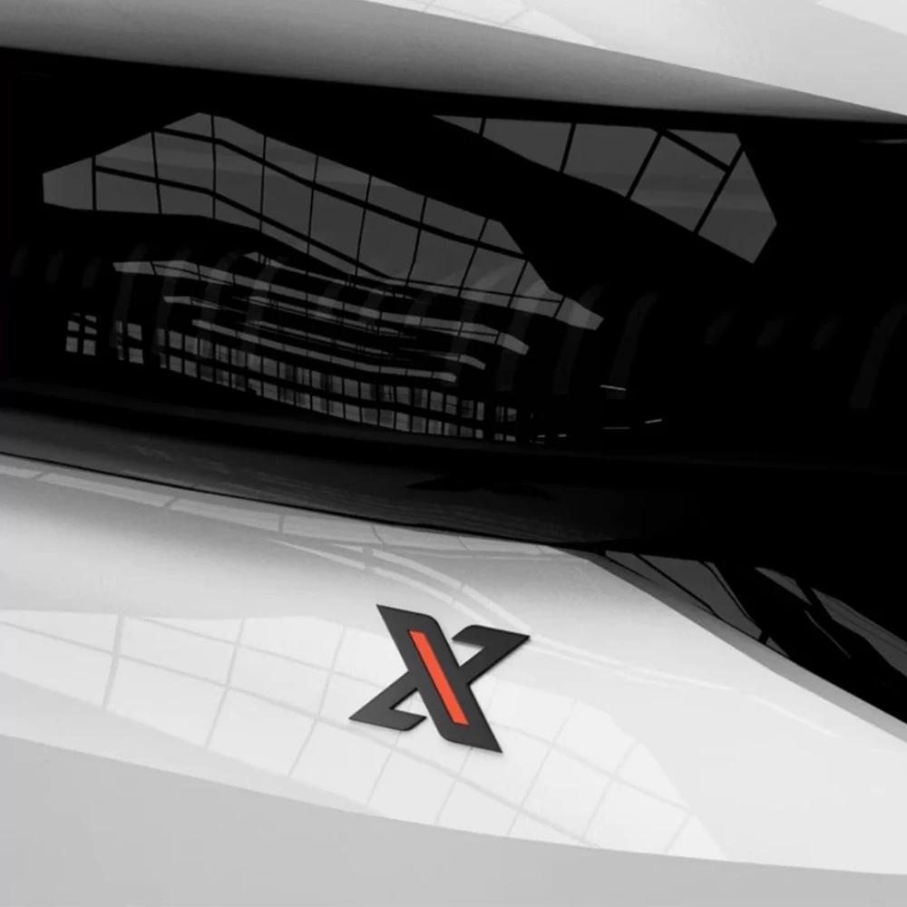 AAXU1 Для Zeekr 7X 001 007 Автомобильный Логотип Персонализированная Модификация Матовый Металл Логотип Автомобиля Модный Стиль Черненый Декоративный Логотип