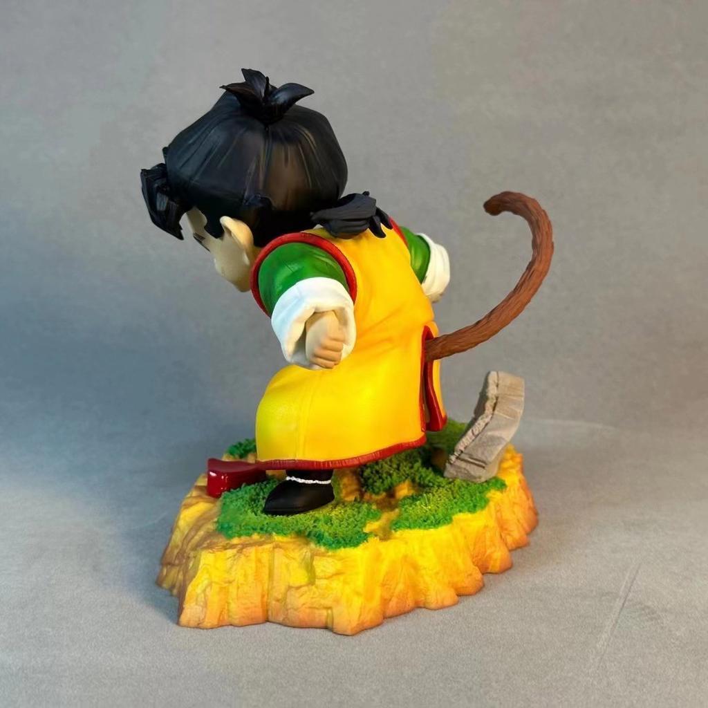 19CM Anime Dragon Ball Son Gohan Figure Angry Standing Scene Base Model Toy Gift Collection Action Figure Boxed Doll