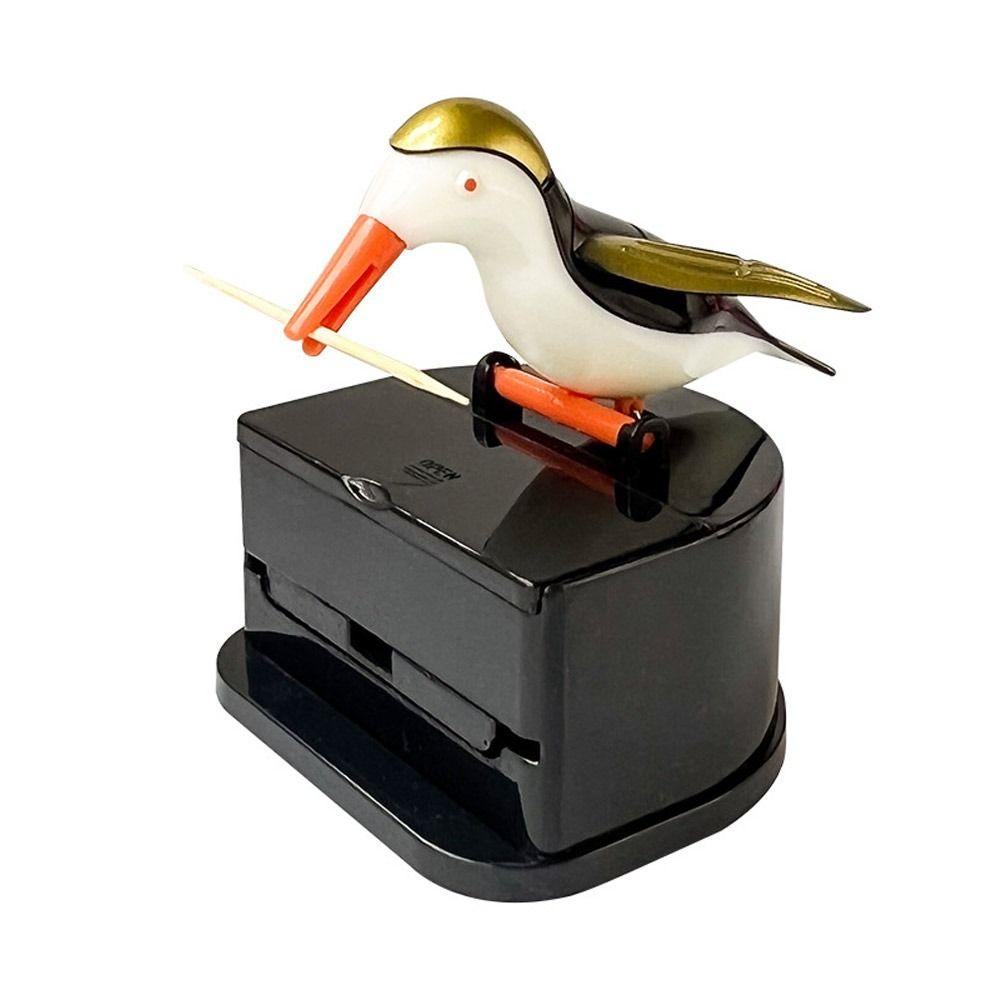 Hummingbird Toothpick Dispenser Automatic Toothpick Can Convenient Toothpick Container  Canteen