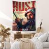 RRust Игра Мультфильм Гобелен Искусство Научная Фантастика Комната Домашний Декор Настенный Подвесной Листы