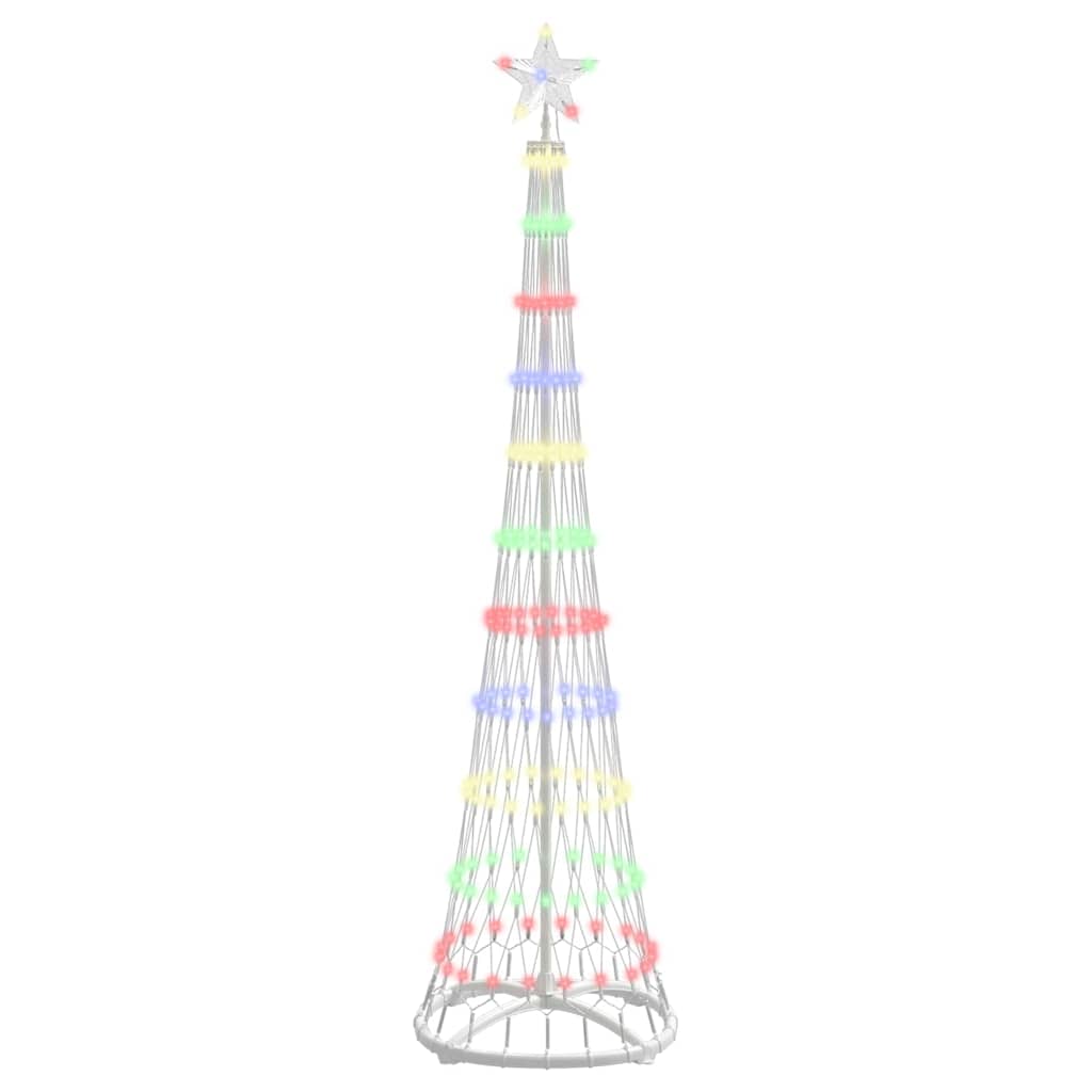 LED Christmas Tree Multicolor 51 x 51 x 190 cm Metal