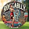 Винтажная металлическая табличка Pin-up Girl в стиле Рокабилли, Круглая настенная art, Декор для дома, Подарок