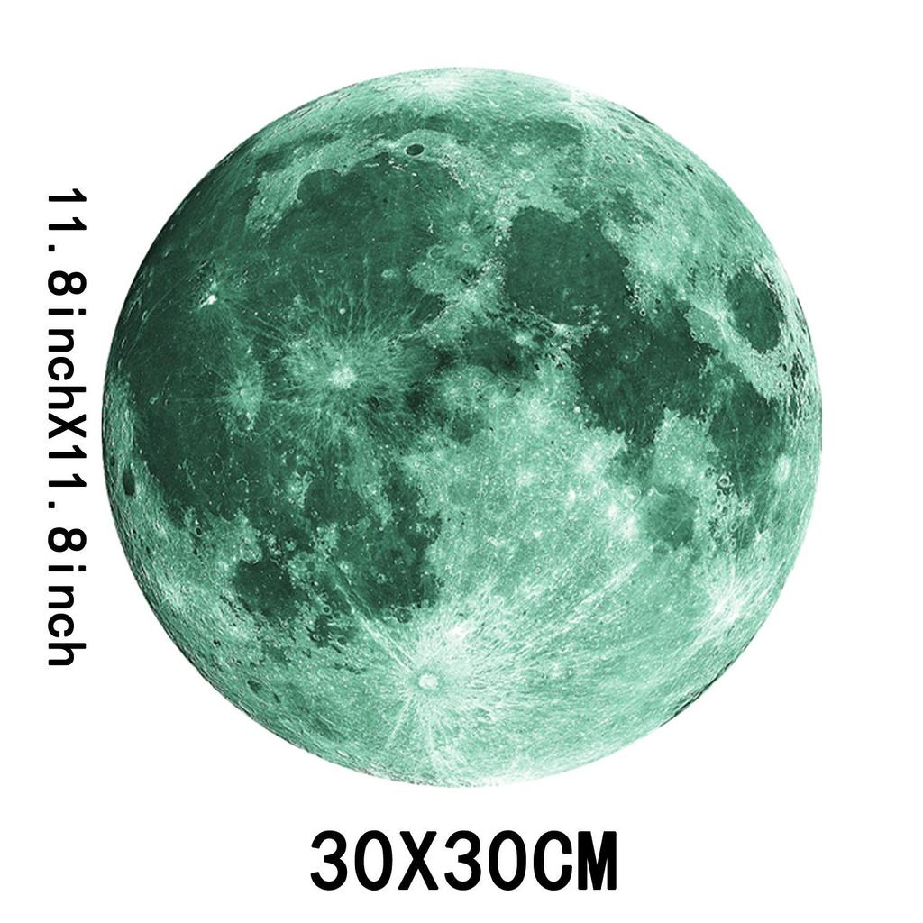 Светящиеся наклейки на стену «Луна и планеты» для детских комнат