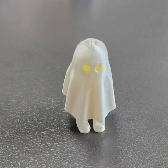 3D-печатная фигурка призрака на Хэллоуин, Жуткая статуэтка призрака, Призрак-игрушка-антистресс с подвижными суставами, Настольное украшение для дома и офиса, Праздничные подарки
