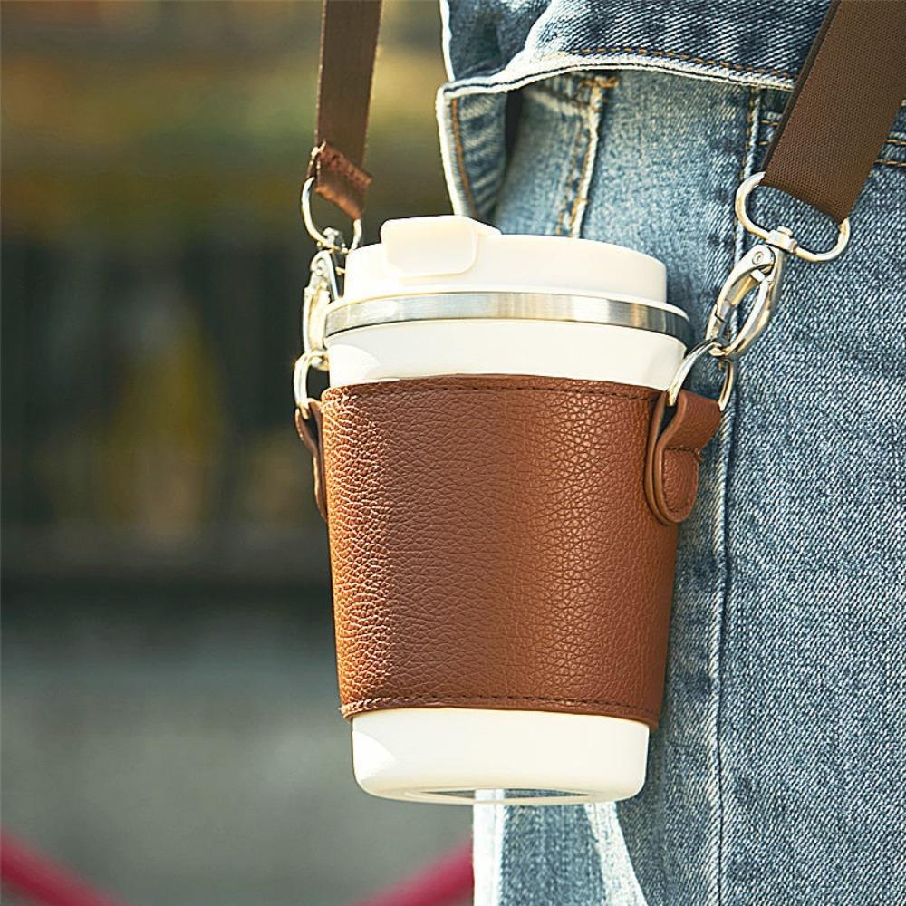 with Strap Water Cup Bag Portable Tumbler Carrier Pouch Hot Sale Cup Protective Cover  Hiking