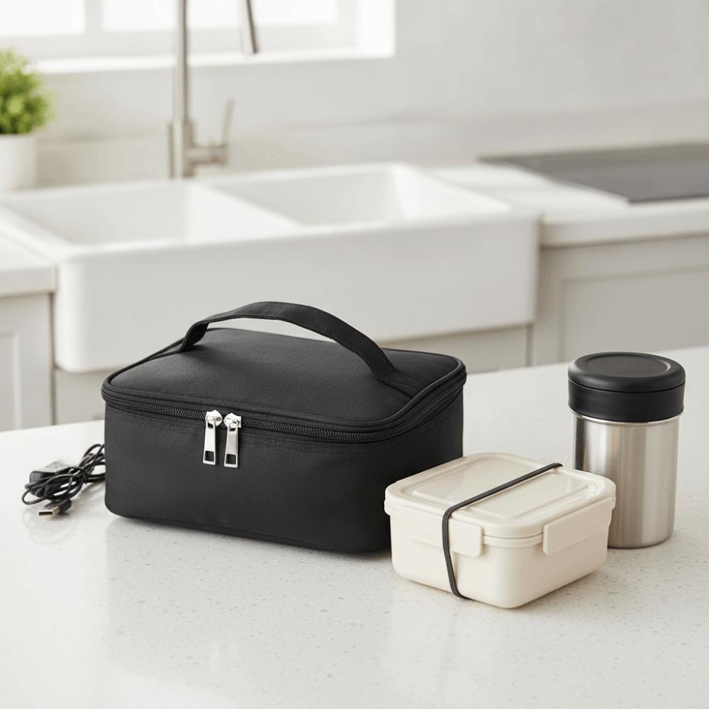 USB Charging Food Warmer Bag Aluminum Foil Lining Lunch Box Warmer Packet Outdoor