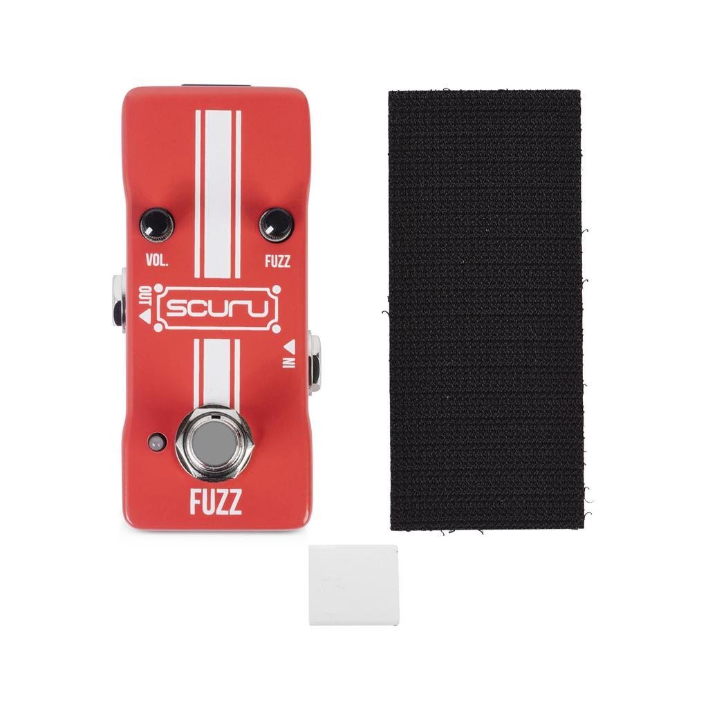 Педаль эффектов SCURU Guitar Fuzz VOL/FUZZ Versatile Sound DC 9V 6.35mm Входной/выходной интерфейс Mini
