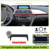 Car GPS 8.8" Screen Phone Holder For BMW 3 Series F30 F31 Accessories 2012~2017 2018  Magnetic Gravity Mount Mobile Support