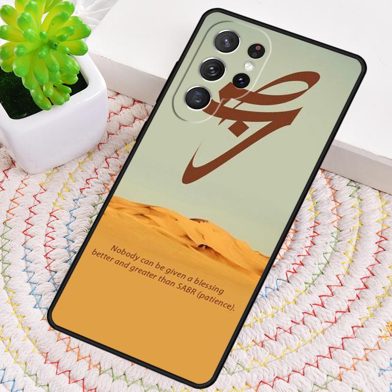 Дизайн «Сабр Терпение» Чехол из ТПУ для телефона Samsung Galaxy note 10 pro S26 S25 S24 S23 S22 Ultra Plus S21 FE S20 Ударопрочный Чехол