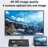 4K 2x2 Video Wall Controller Processor 1x2 1x3 1x4 2x1 3x1 4x1 DVI HDMI video wall controller TV Video Stitching Wall Processor