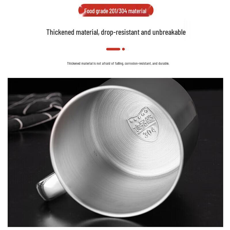 Pabei 304 Stainless Steel Kids Cup with Lid, 350ml