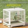 Portable Large Parrot Villa Cage: Spacious, Breathable Outdoor Walking & Viewing Bird Cage