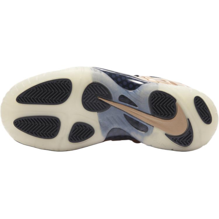 Nike Кроссовки Little Posite One GS Copper 2024 для детей, черные, металлик-медь, Off-Noir FZ0990-800