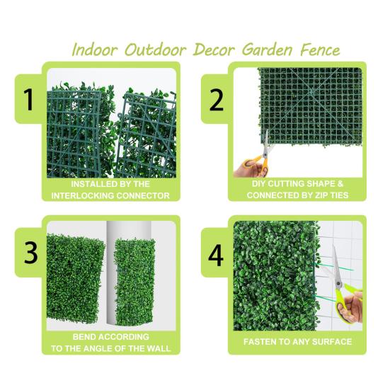 6/12 шт. искусственные растения настенные реалистичные многоразовые украшения для дома не требуют ухода натуральный стиль DIY ремесла гостиная свадьба вечеринка декор