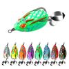 4cm 5.8g Ray Frogs Crankbait Lures PVC Frogs Lures Fishing Lures with Double Hook Blackfish Frogs Baits Multiple Color