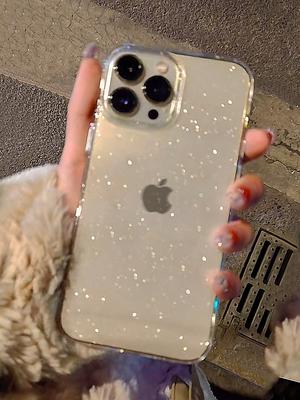 Роскошный блестящий чехол для телефона iPhone 11 12 13 14 15 Pro Max Xs XR Max 7 8 Plus Mini, мягкий прозрачный силиконовый чехол