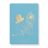 Nitoms STALOGY Year Moomin SS0096 Notebook, 1/2 Notebook, B6, Grid, Blue,