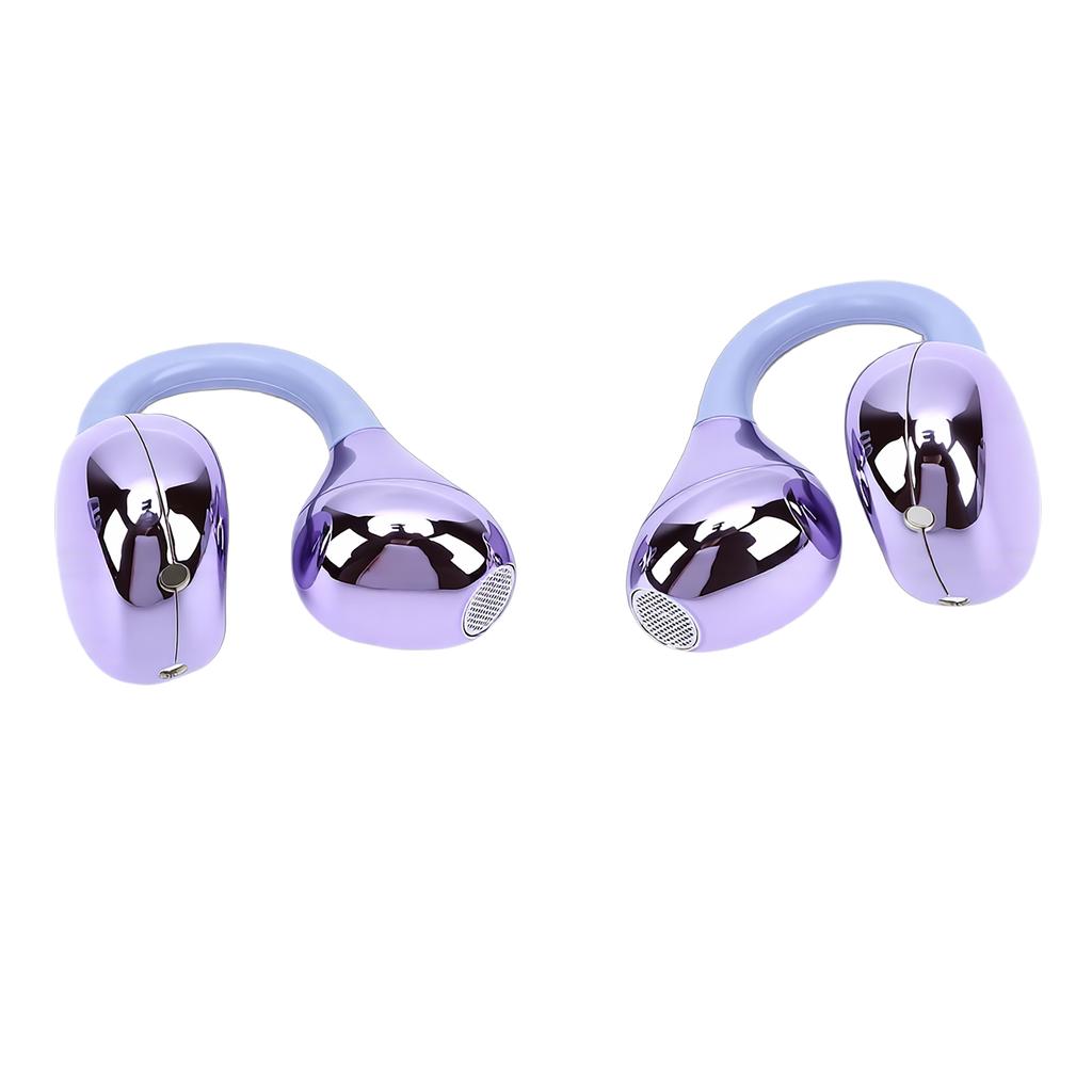 Clip On Earbuds Bluetooth V6.0 Wireless Open Earphones IPX5 Water Proof Low Latency for Fitness