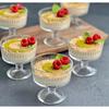 6 Pcs Footed Sugar Bowl Dessert Serving Ice Cream Bowl Glass Bowl Volume 250 Cc Height 98 Mm Diameter 100 Mm