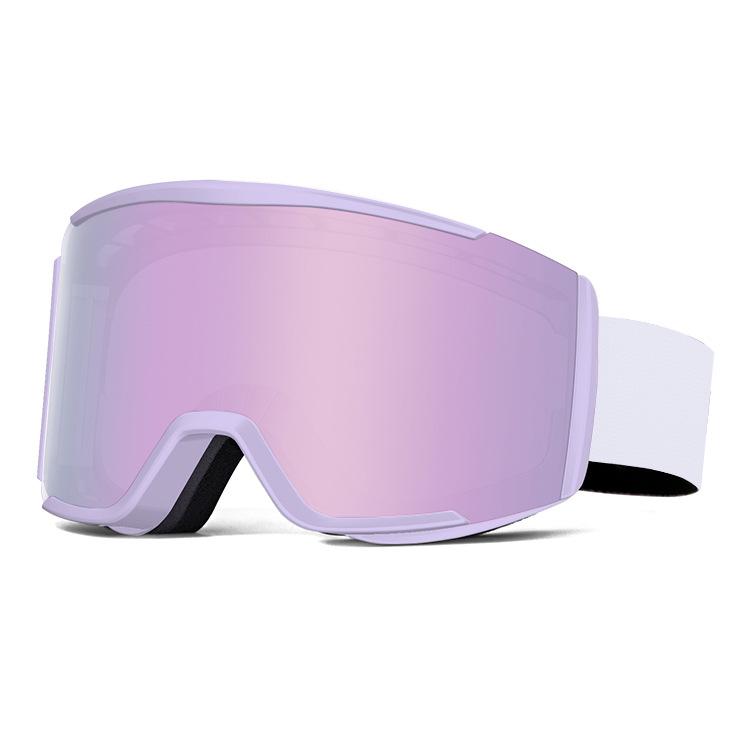 Mountaineering ski goggles for men and women, double-layer anti-fog, anti-UV, high-definition outdoor sports ski goggles