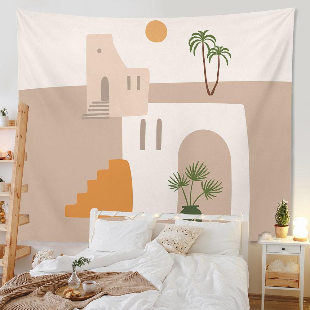 Домашний декор Моранди гобелен фон для комнаты гостиная спальня настенный фон настенная скатерть