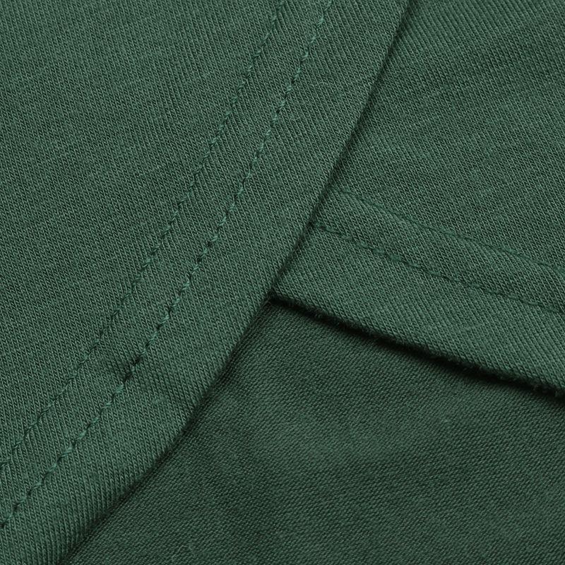 Летнее женское однотонное платье трапециевидной формы с короткими рукавами и V-образным вырезом в форме сердца