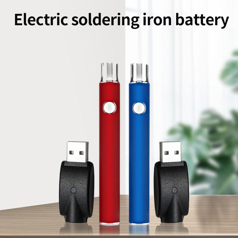 350mAh Electric Soldering Iron Pen Battery Welding Kit 510 Thread Heat Tips Electronic Welding Repair Tools With USB Charger