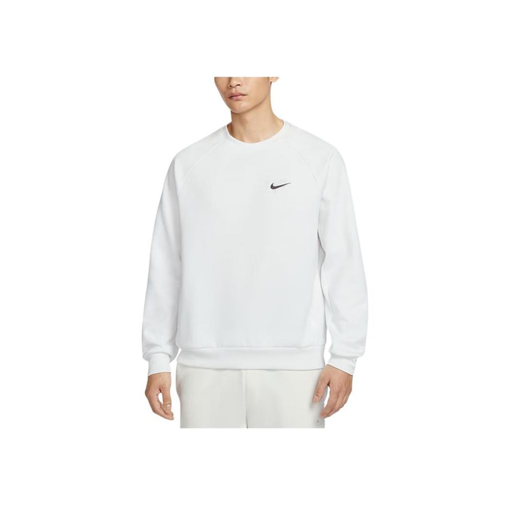 Nike Свитшот мужской пуловер с логотипом Dri-Fit, с круглым вырезом, белый HV8215121