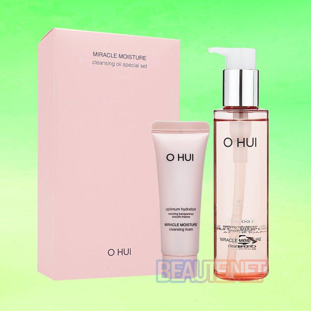 O HUI Очищающее масло Miracle Moisture 150 мл + очищающая пенка 40 мл