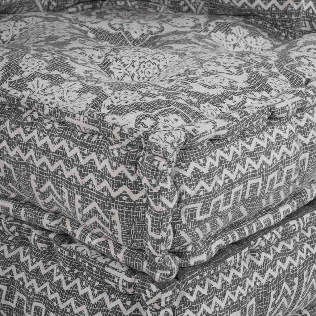 Modular Sofa Set Light Grey 70 x 70 x 56 cm Fabric