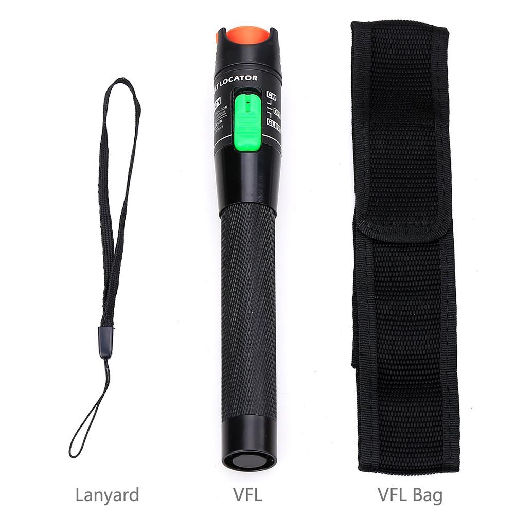 30mW 30km Visual Fault Locator Fiber Optic Cable Tester Red Light Pen Red Laser Cable Detector Telecommunication Testing Tool