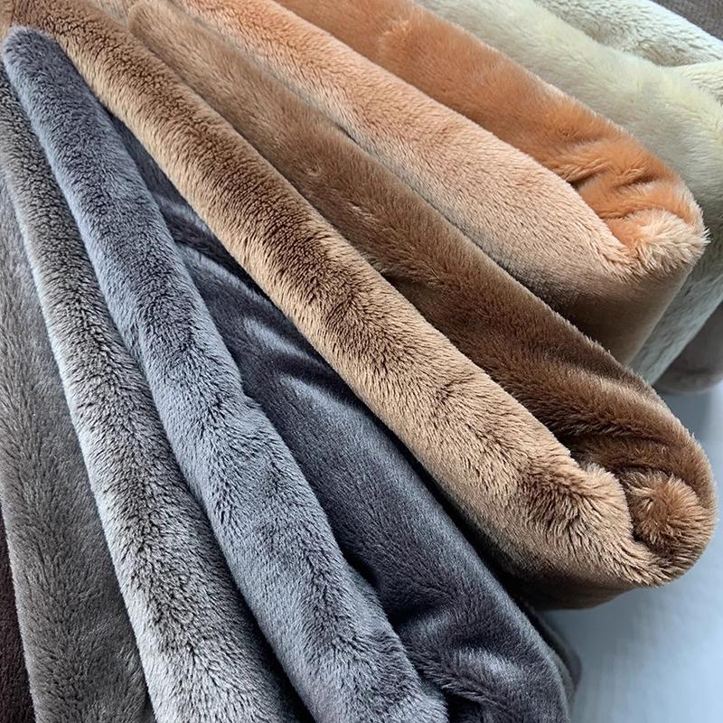 45x50 см удобная и мягкая ткань с ворсом 3 мм из полиэстера с кристаллами, супермягкая плюшевая ткань для шитья кукол