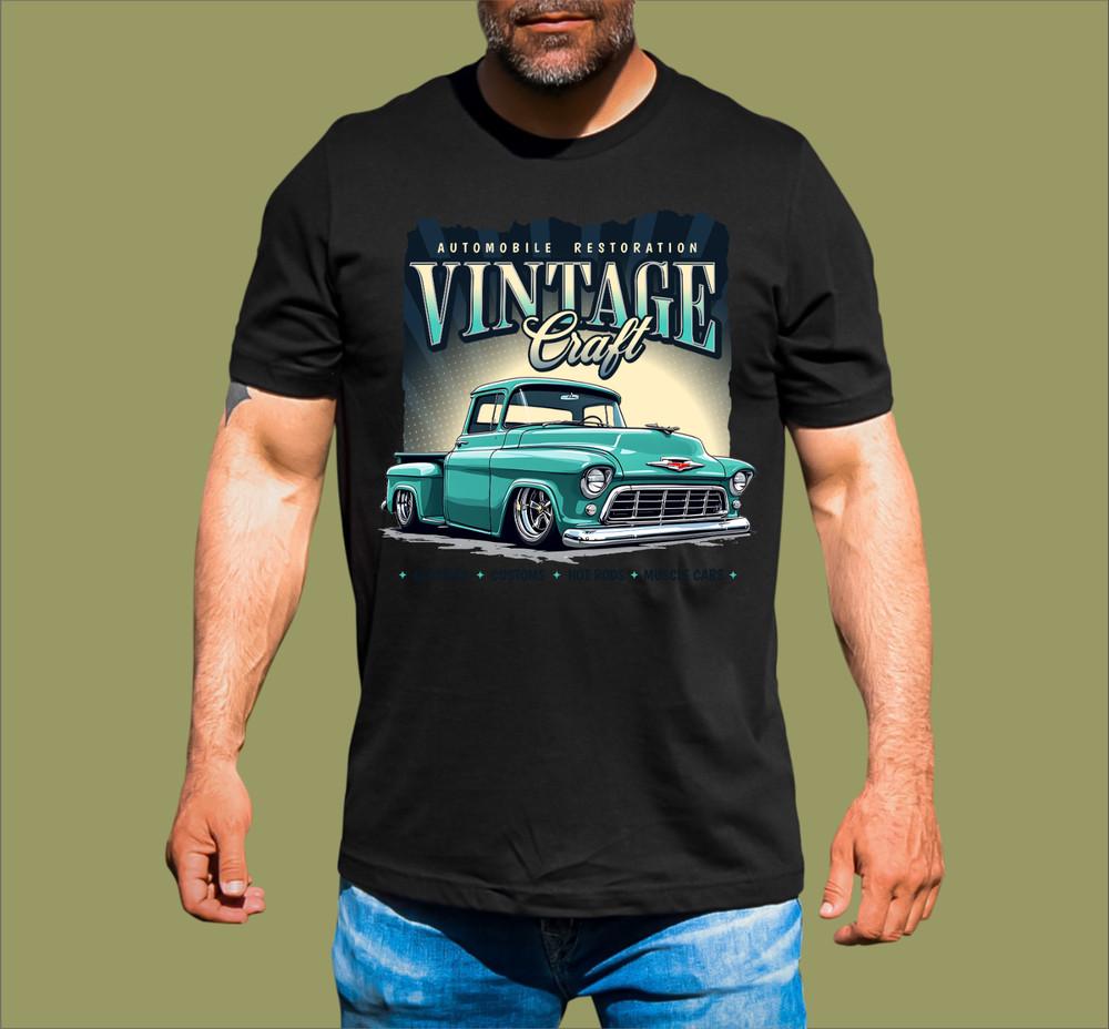 ВИНТАЖНАЯ ФУТБОЛКА CHEV PICKUP UNISEX