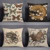 Forest Animal Series Decorative Pattern Pillowcase Living Room Sofa Bedroom Home Decoration Pillowcase Car Decoration Cushion