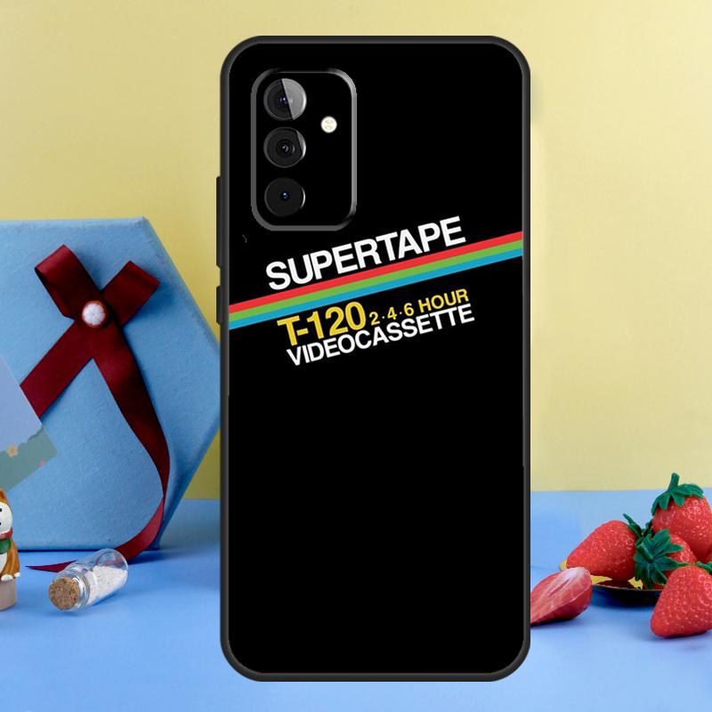 Ретро VHS кассета Vaporwave Чехол для Samsung Galaxy A26 A16 A36 A56 A15 A35 A55 A14 A34 A54 A12 A32 A52 A13 A33 A53 A17