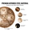 VEVOR Handpan Drum 55.9 cm 12 Notes D Minor Hand Drum Instrument with Mallet