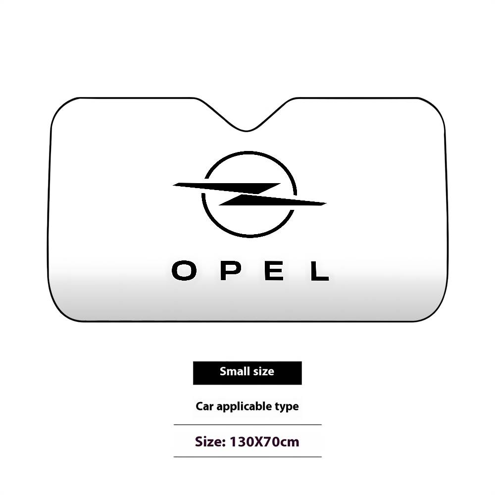 Opel LOGO Автомобильные Шторки от Солнца 130x70 см Авто Шторка Защита Ветрового Стекла от УФ Излучения Авто Аксессуары Козырек для Автомобилей