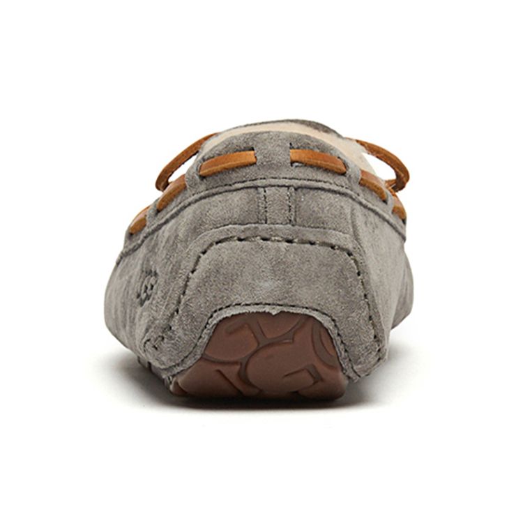 UGG Тапочки Dakota, легкие, удобные, флисовые, на плоской подошве, повседневные, женские, серые, 5612-PWTR