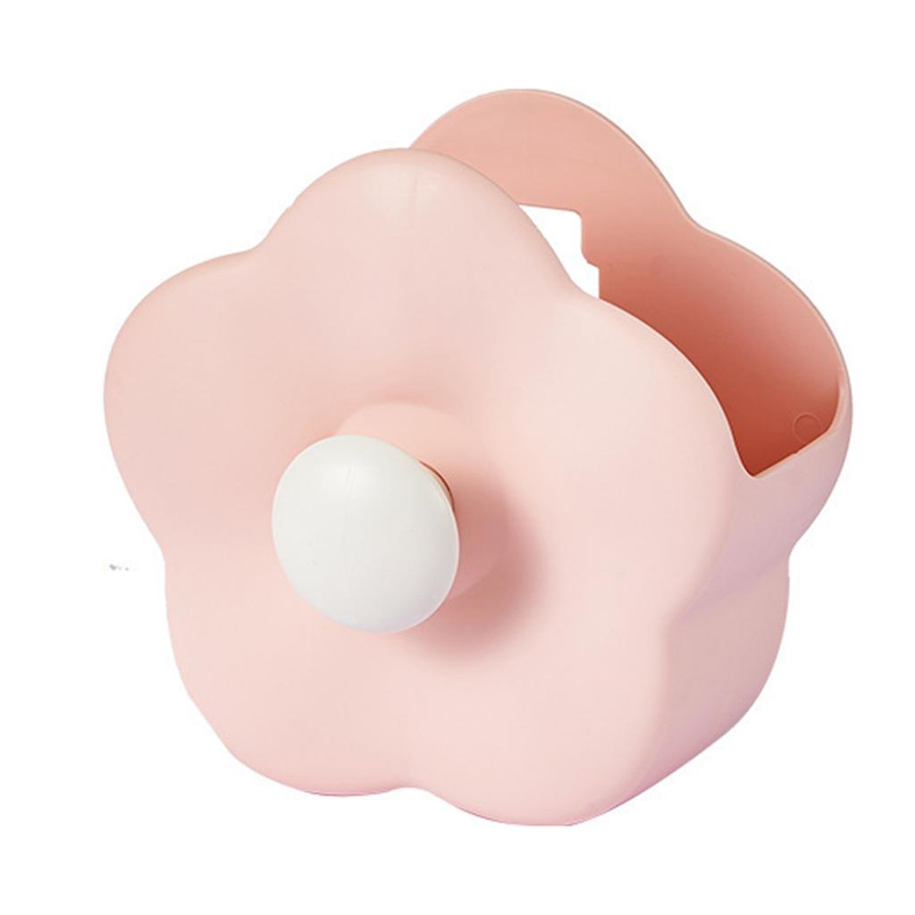 Держатель для ручки Контейнер для кистей для макияжа Гладкий край Яркий цвет Большая емкость Канцелярские принадлежности в форме цветка Коробка для кистей для макияжа