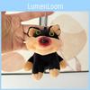 Adorable Small Dog Plush Toy With Soft Short Fur Ideal For Keychains And Gifts