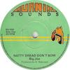 7inch Record BIG JOE - Natty Dread Don't Bow BS008 Burning Sounds UK Reggae, Ska & Dub Used