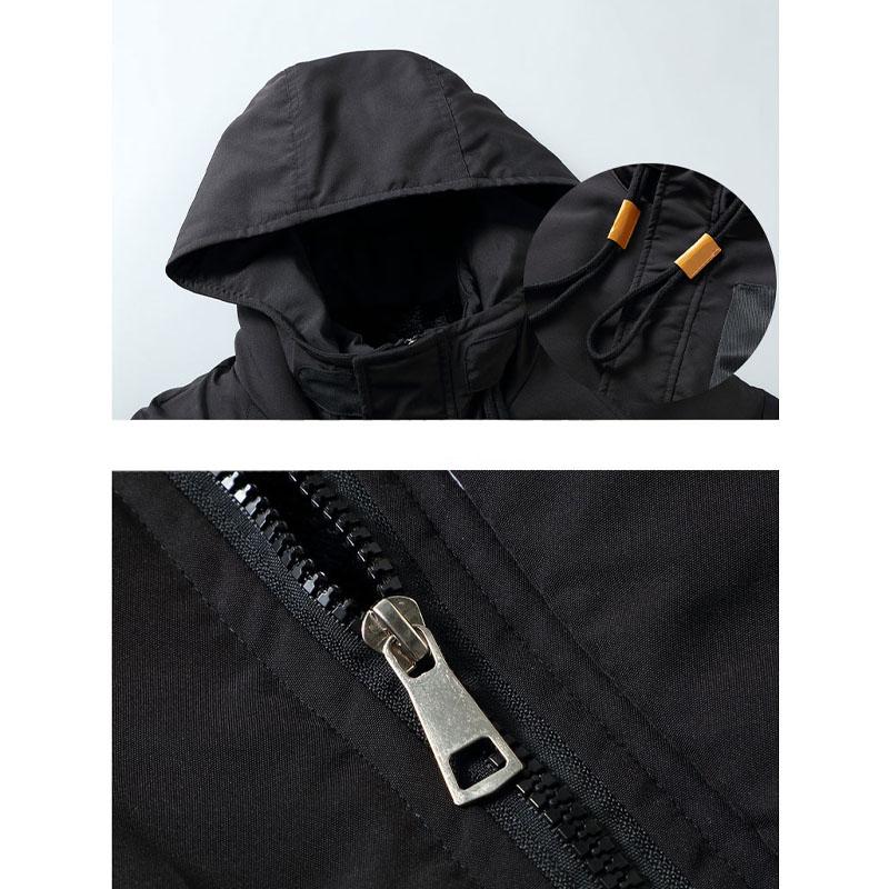 Winter Parka Men's Medium-length Plus Velvet Thickening Fat Loose Cotton Coat Fat Man Plus Size Jacket 4XL-10XL