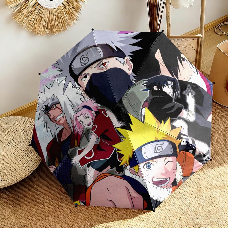 Famous cartoon NARUTO protagonist Uzumaki Naruto. Cartoon umbrella, folding, home essential, iron art, outdoor sunshade umbrella, H5