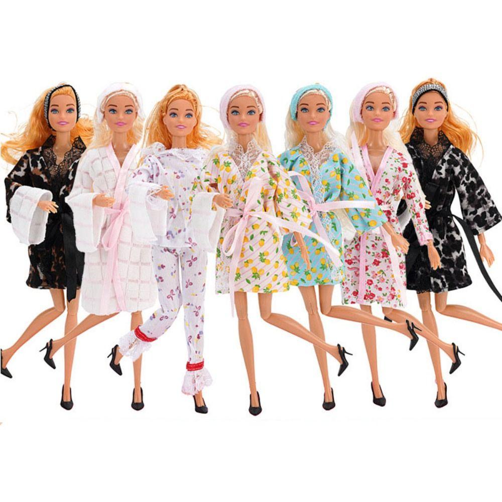 Sleep Wear Doll Bedroom Pajamas Sexy Clothes Summer Night Dress Nightly Sleeping Outfit 30cm Doll