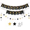 2025 Graduation Banner Garland Star Bunting Set Graduate Congratulation Congrats Paper Garland Flags Party Supplies You Did It